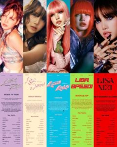 Lisa de BLACKPINK revela tracklist de"ALTER EGO": Un álbum de 15 canciones con colaboraciones estelares