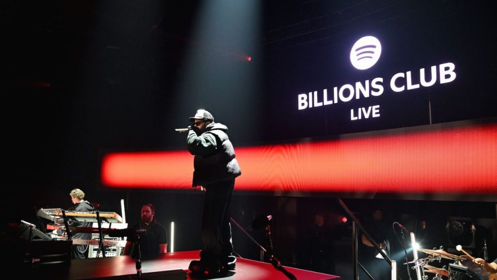 ¿Qué es el Billions Club de Spotify y qué artistas dominan la lista?