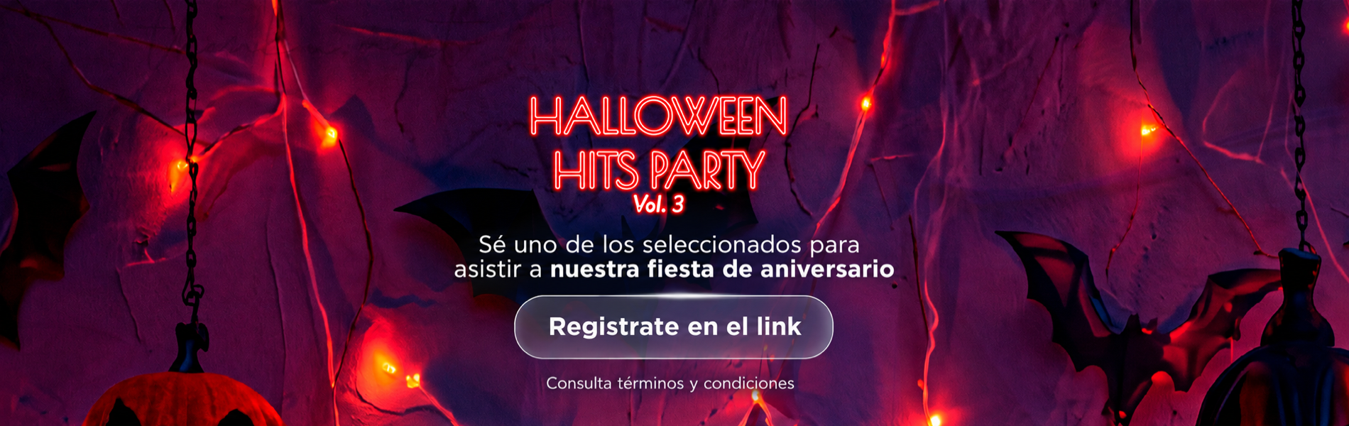 Banner de Halloween hits